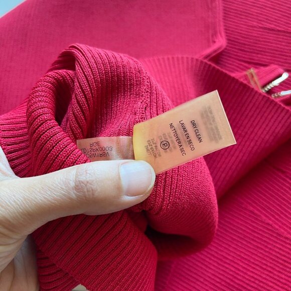 Karl Lagerfeld Red Bodycon Dress NWT - Picture 7 of 8